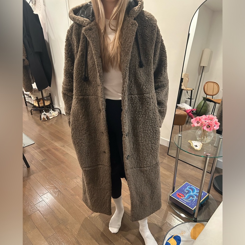 Thakoon Brown Teddy Jacket